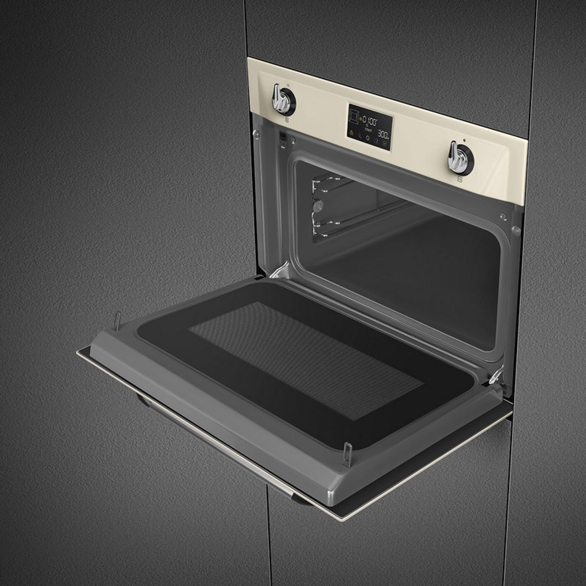 Компактна духова шафа SO4902M1P з мікрохвилями Smeg (VICTORIA)