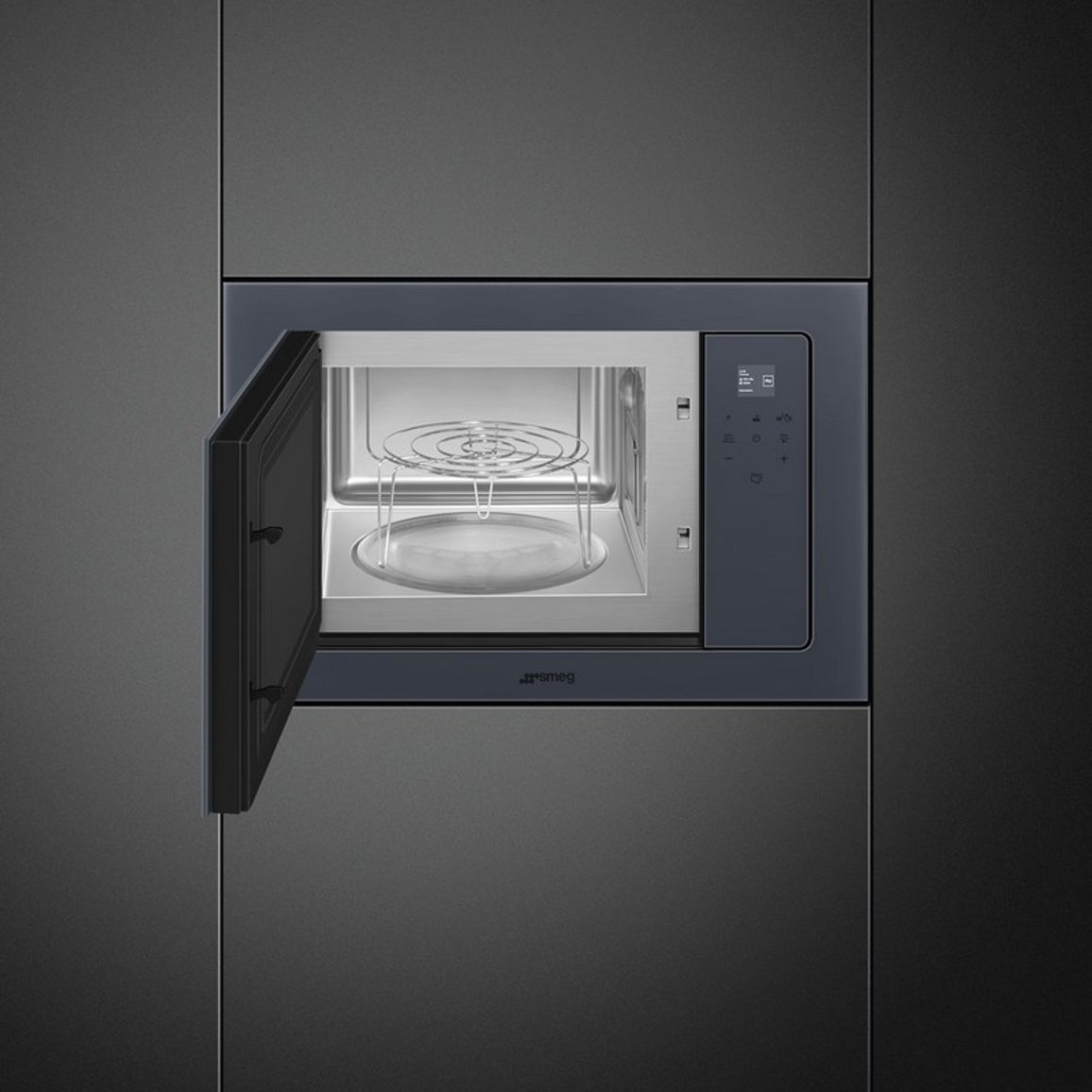 Вбудована мікрохвильова піч FMI120G Smeg (LINEA)
