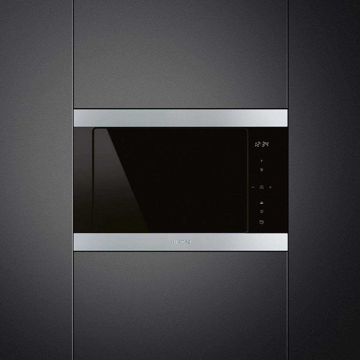 Вбудована мікрохвильова піч FMI325X1 Smeg (CLASSICA)