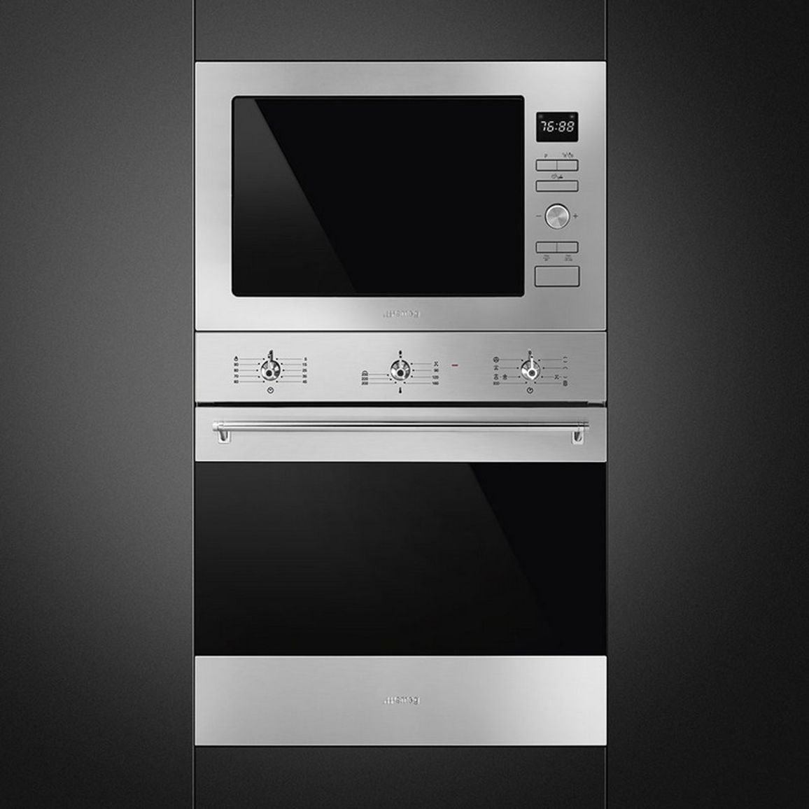 Вбудована мікрохвильова піч FMI425X Smeg (SELEZIONE)