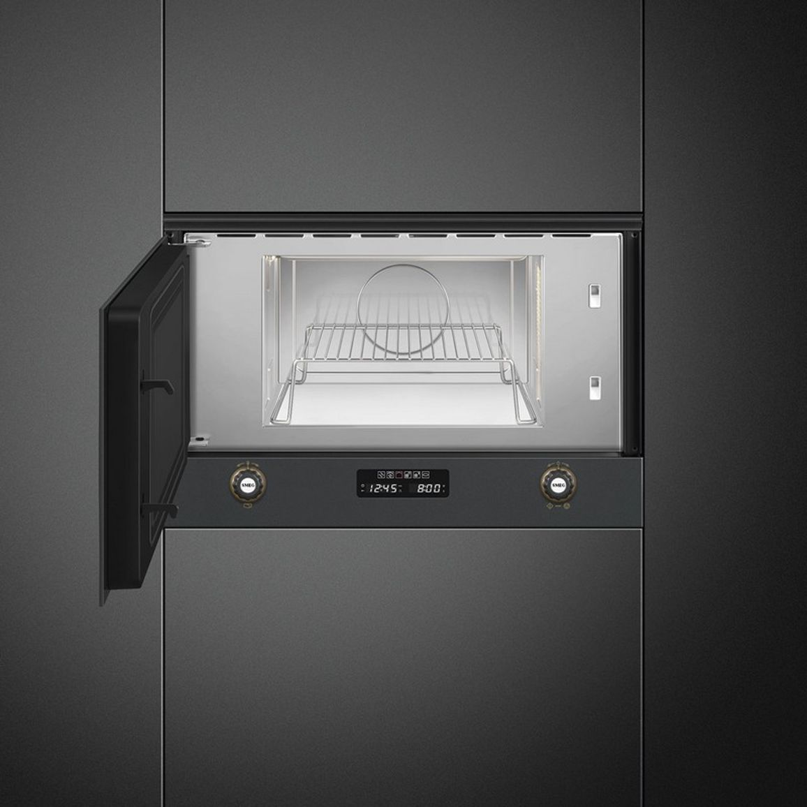 Вбудована мікрохвильова піч MP722AO Smeg (CORTINA)
