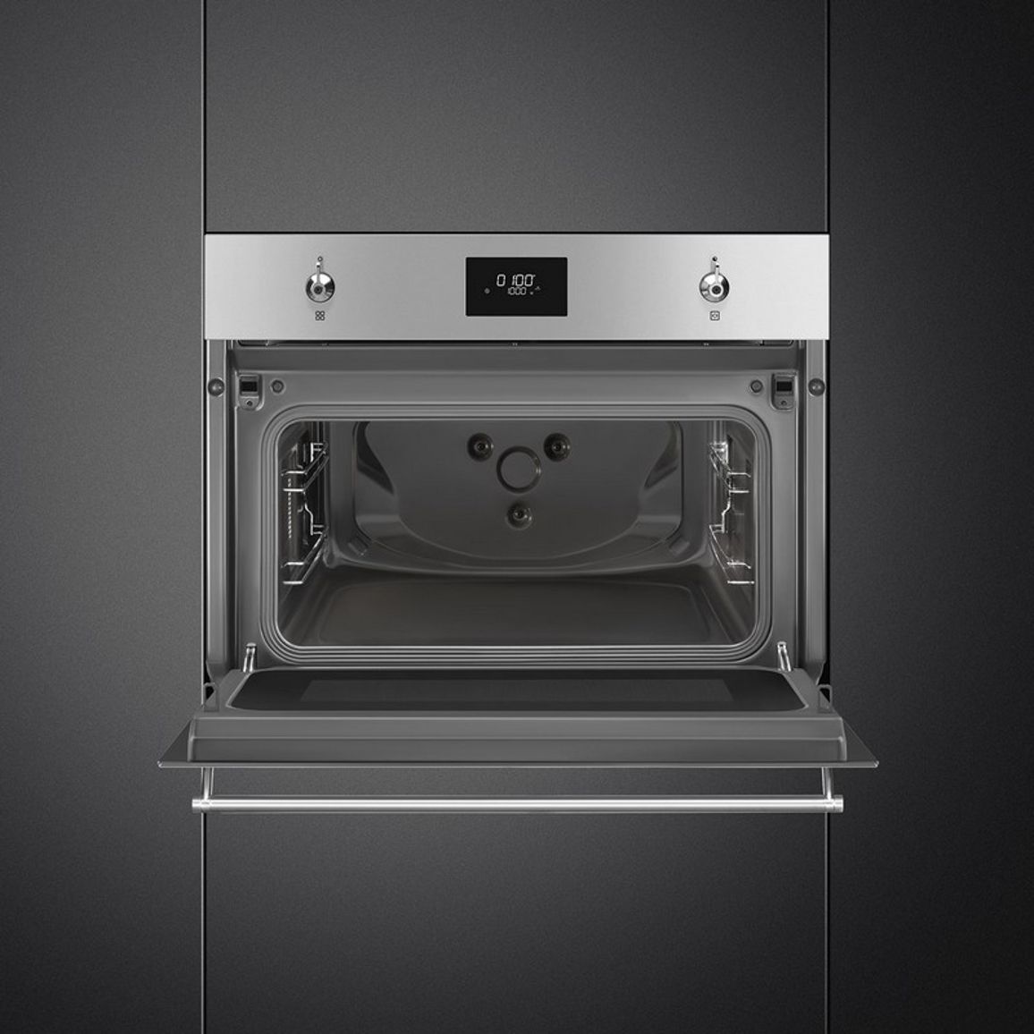Вбудована мікрохвильова піч SO4301M0X Smeg (CLASSICA)