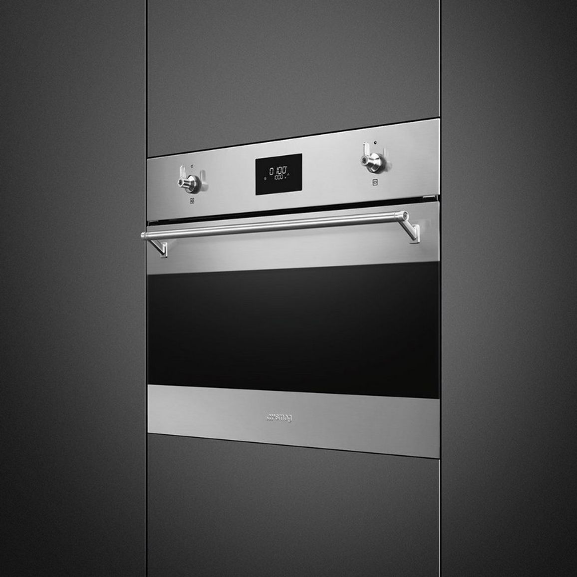 Вбудована мікрохвильова піч SO4301M0X Smeg (CLASSICA)