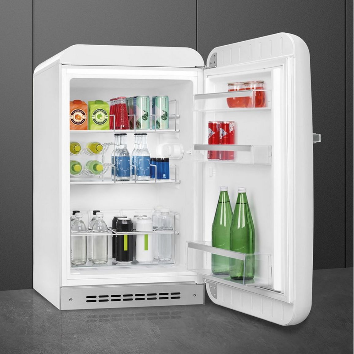 Холодильник однодверний FAB10HRWH6 білий Smeg (50'S RETRO STYLE) Холодильник однодверний FAB10HRWH6 білий Smeg (50'S RETRO STYLE)