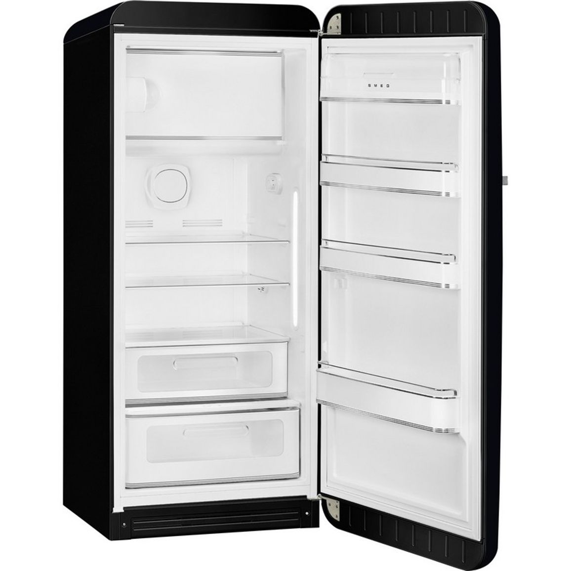Холодильник однодверний FAB28RDBLM6 чорний матовий Smeg (50'S RETRO STYLE)