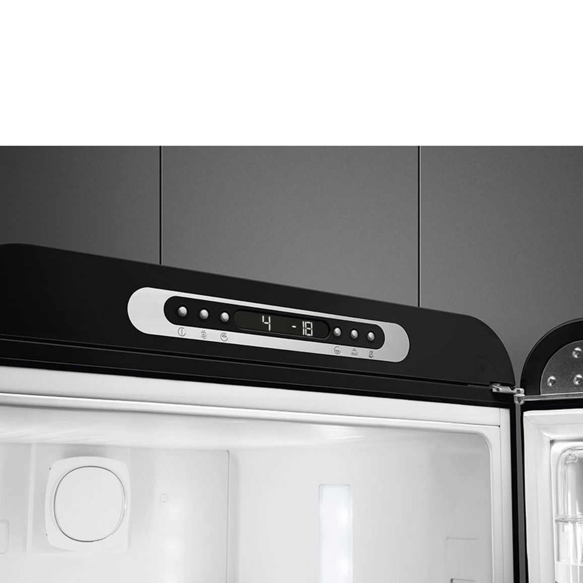Комбінований холодильник FAB32RBL6 чорний Smeg (50'S RETRO STYLE) Комбінований холодильник FAB32RBL6 чорний Smeg (50'S RETRO STYLE)