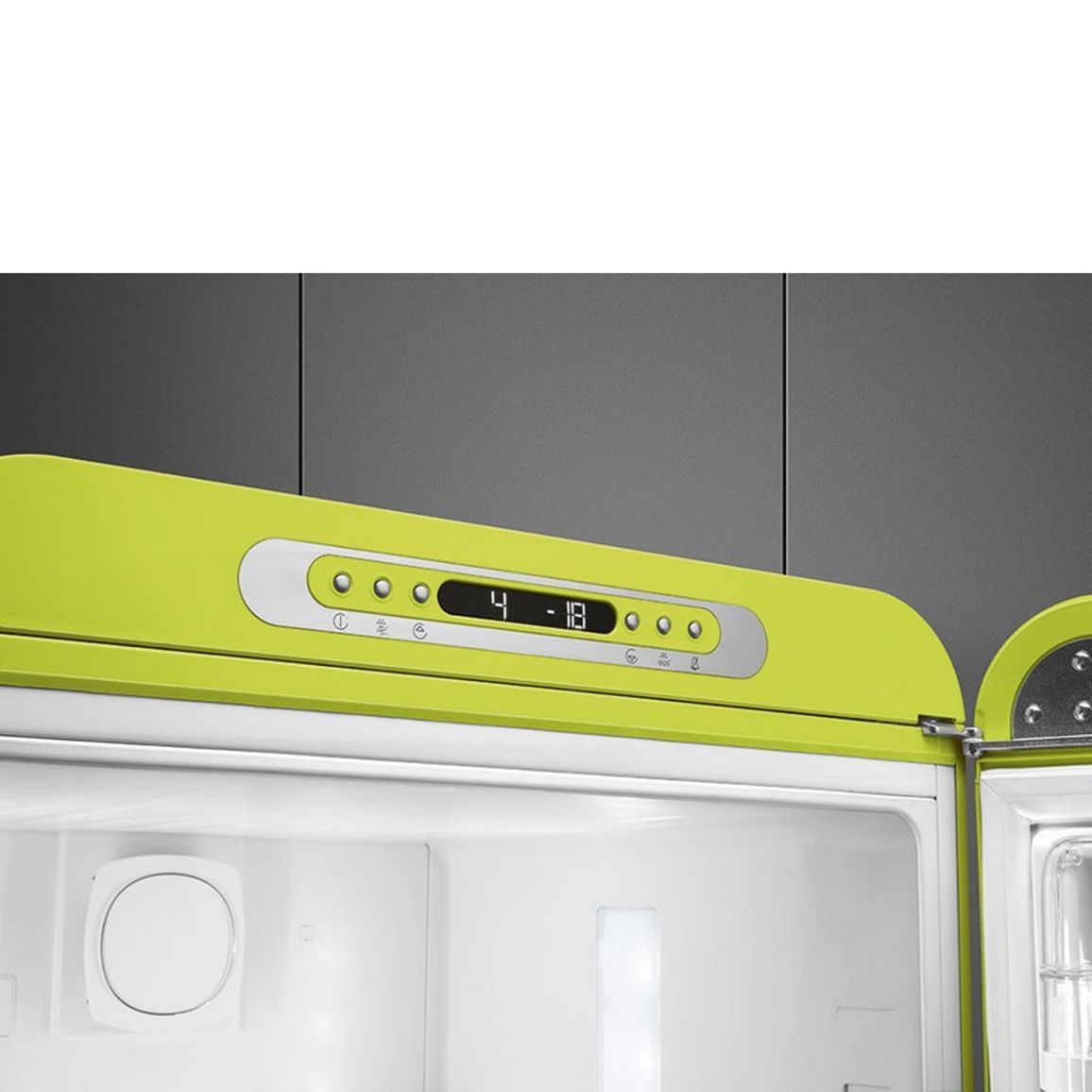 Комбінований холодильник FAB32RLI6 лайм Smeg (50'S RETRO STYLE) Комбінований холодильник FAB32RLI6 лайм Smeg (50'S RETRO STYLE)