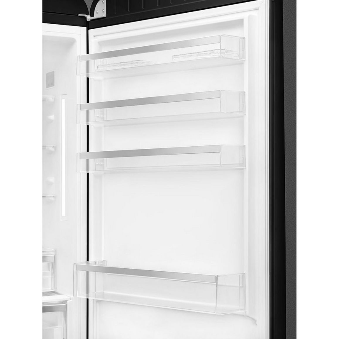 Комбінований холодильник FAB38RBL6 70 см чорний Smeg (50'S RETRO STYLE) Комбінований холодильник FAB38RBL6 70 см чорний Smeg (50'S RETRO STYLE)