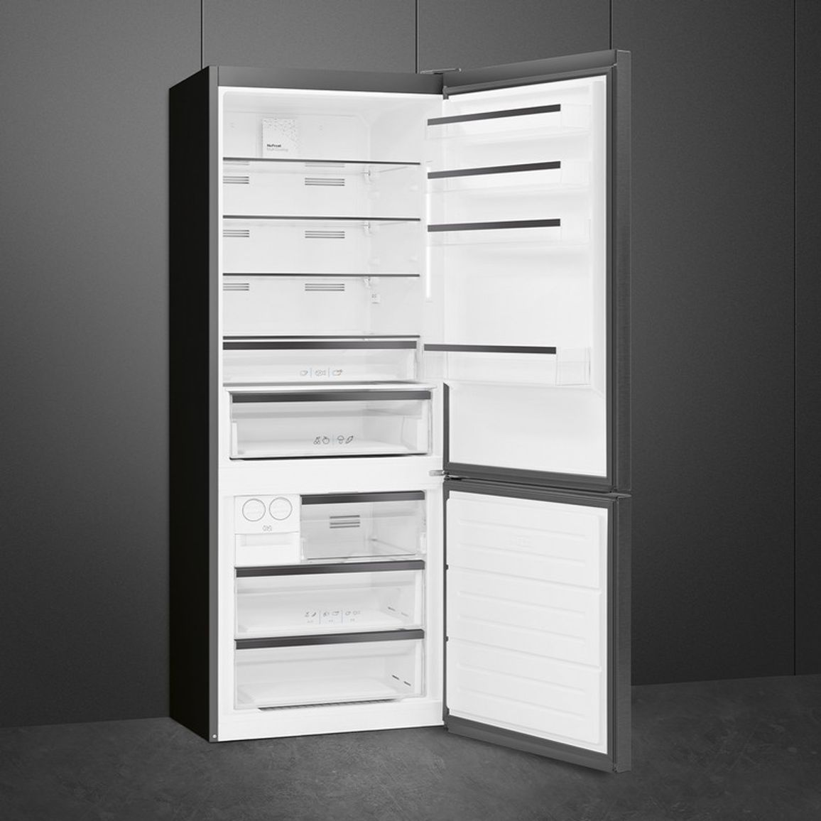 Комбінований холодильник FC48KDND 70 см Smeg (UNIVERSAL)
