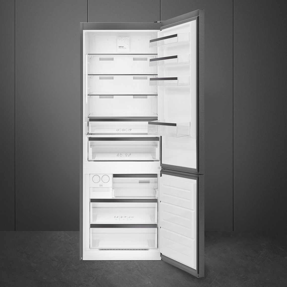 Комбінований холодильник FC48KDND 70 см Smeg (UNIVERSAL)