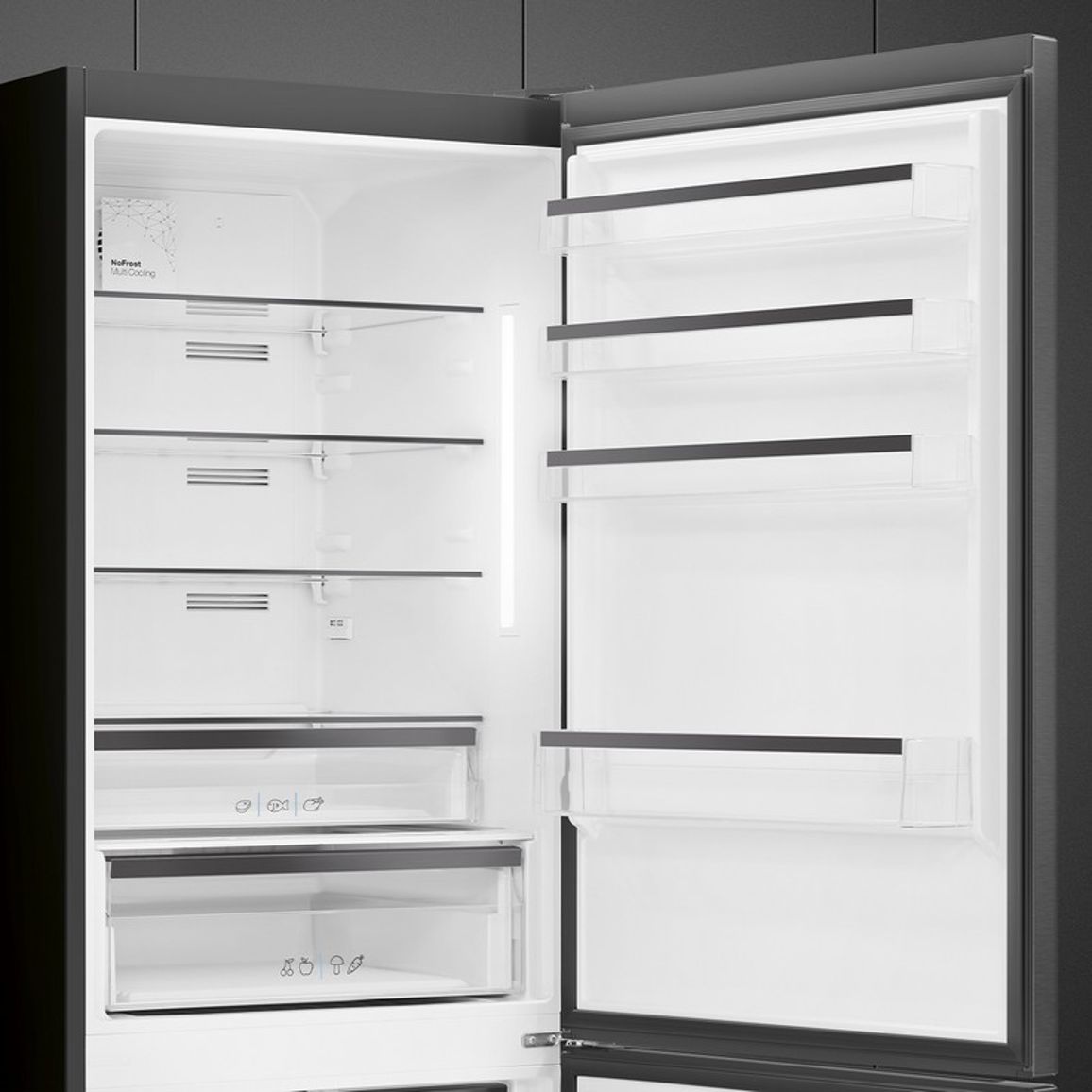Комбінований холодильник FC48KDND 70 см Smeg (UNIVERSAL)