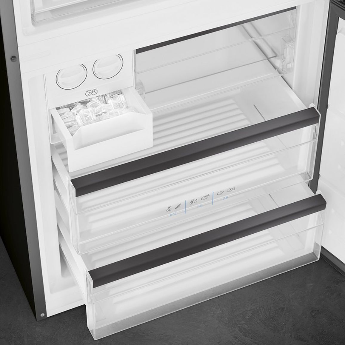 Комбінований холодильник FC48KDND 70 см Smeg (UNIVERSAL)