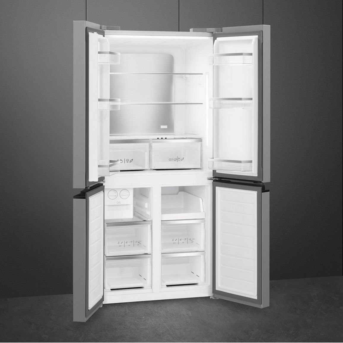 Холодильник 4-дверний Side-by-Side FQI48XD84 см Smeg (UNIVERSAL)