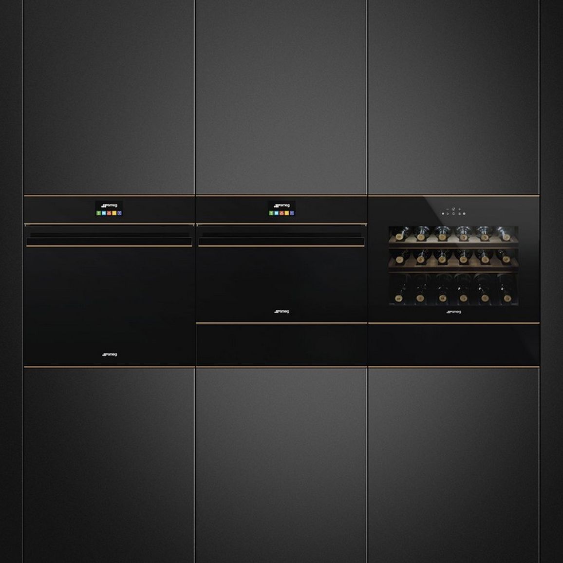 Набір аксесуарів CPS615NR для вина ящик сомельє Smeg (DOLCE STIL NOVO)