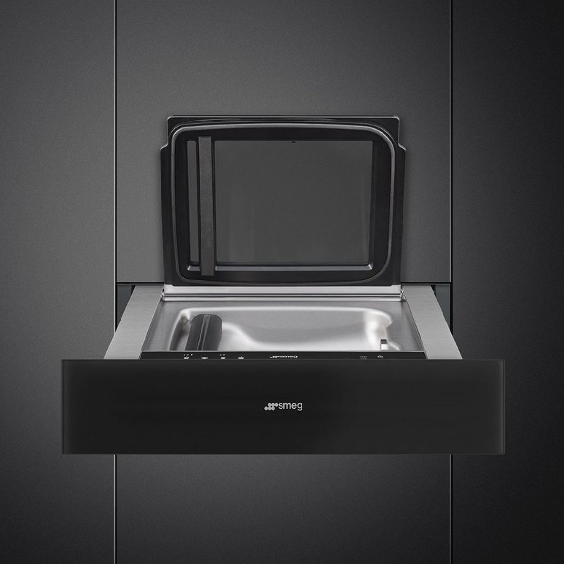 Вакууматор CPV115B3 чорне скло Smeg (LINEA)