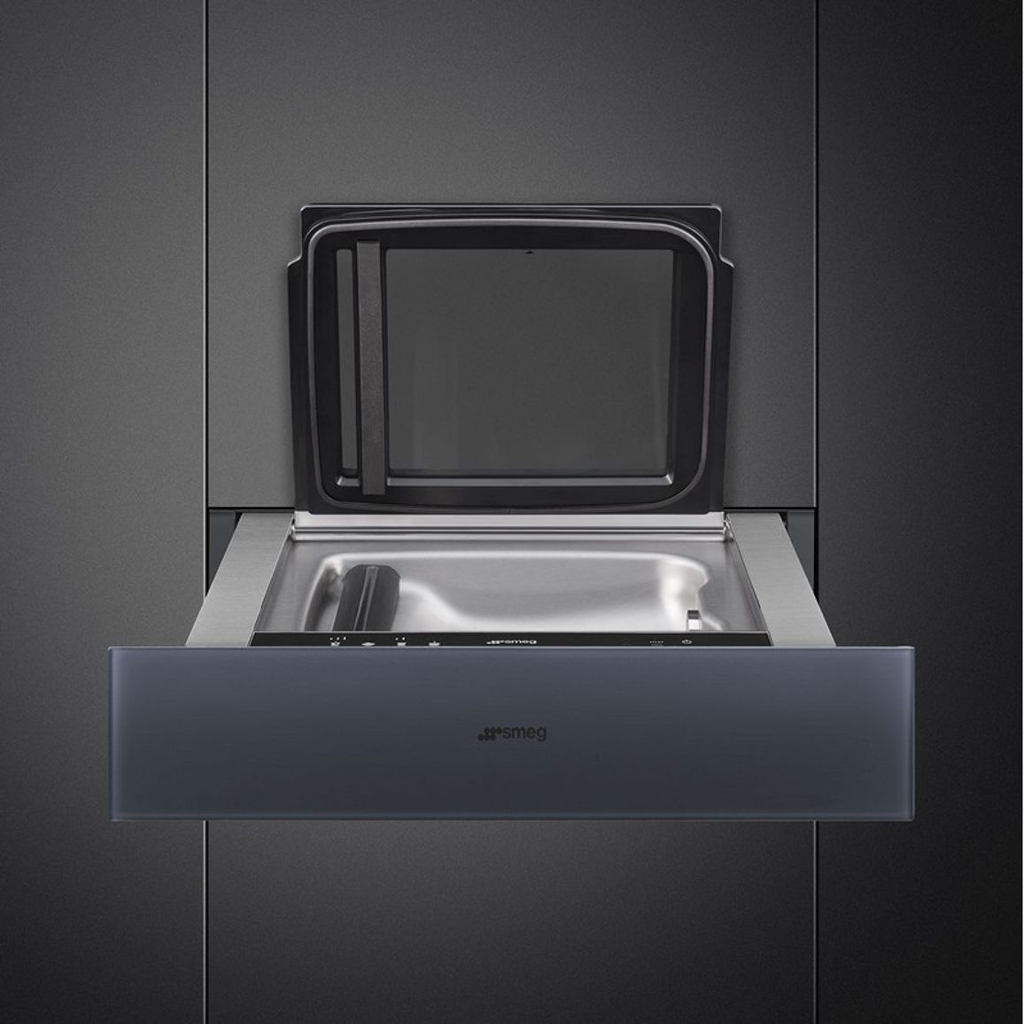 Вакууматор CPV115G сріблясте скло Smeg (LINEA)