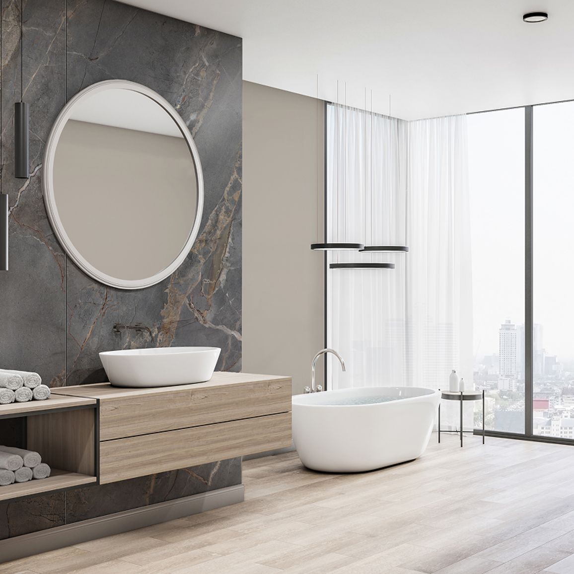 Стеновая панель SPC Rocko Tiles R193 PT Велвет Марбл 2800х1230х4mm