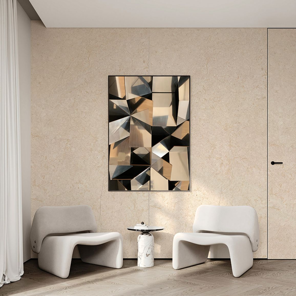 Стеновая панель SPC Rocko Tiles R194 PT Аренит 2800х1230х4mm Стеновая панель SPC Rocko Tiles R194 PT Аренит 2800х1230х4mm