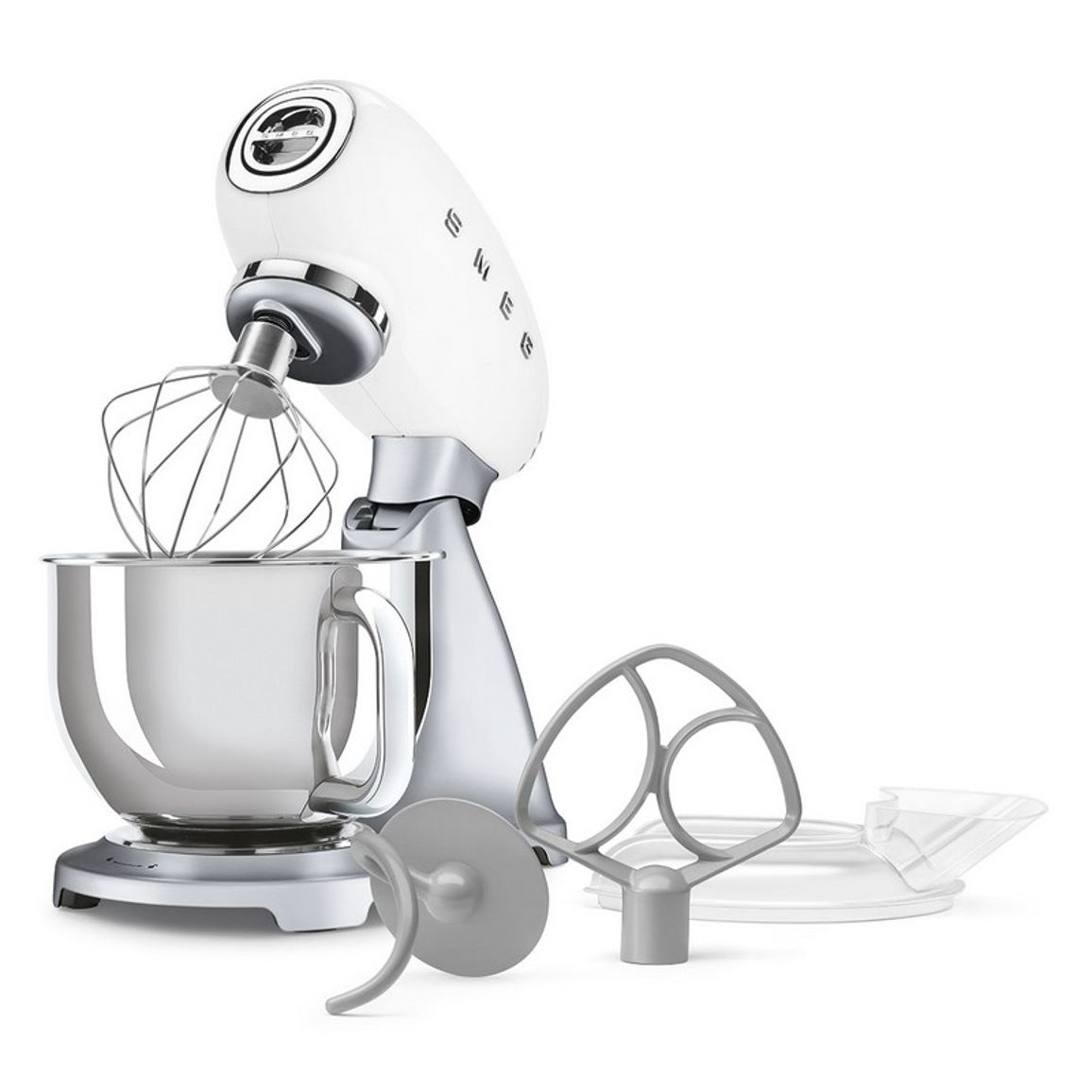 Міксер планетарний SMF04WHEU білий Smeg (50'S RETRO STYLE) Міксер планетарний SMF04WHEU білий Smeg (50'S RETRO STYLE)