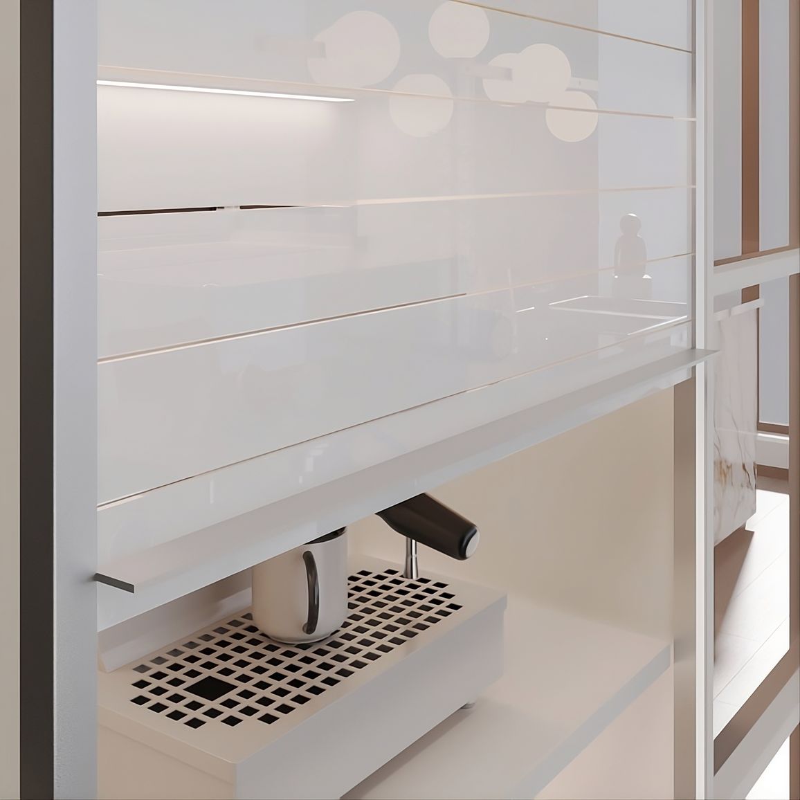 Комплект жалюзи REHAU RAUVOLET Vetro-Line White Gloss 73979 (Нержавеющая сталь 360L) 600×1500 мм Комплект жалюзи REHAU RAUVOLET Vetro-Line White Gloss 73979 (Нержавеющая сталь 360L) 600×1500 мм