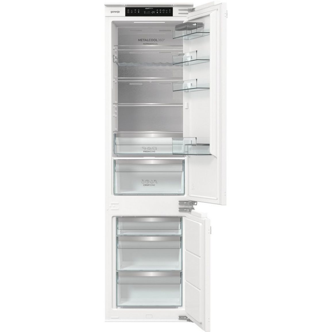 Вбудований комбінований холодильник NRKI519E82WF Gorenje Вбудований комбінований холодильник NRKI519E82WF Gorenje