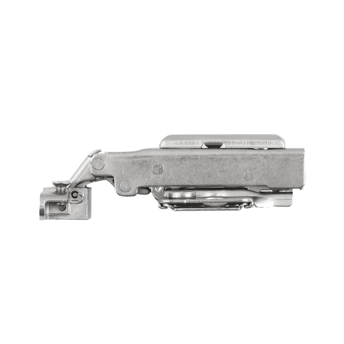 Петля Clip-On, 95°, для алюминиевого профиля, накладная, никель, 3D Muller Profi Line Петля Clip-On, 95°, для алюминиевого профиля, накладная, никель, 3D Muller Profi Line