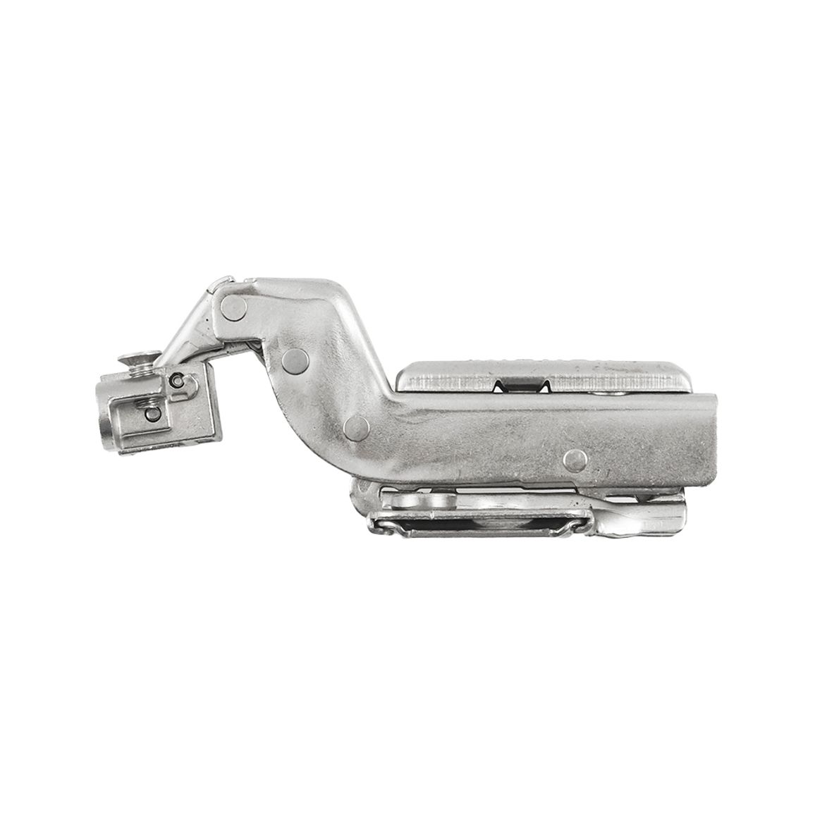 Петля Clip-On, 95°, для алюминиевого профиля, внутренняя, никель, Muller Profi Line Петля Clip-On, 95°, для алюминиевого профиля, внутренняя, никель, Muller Profi Line