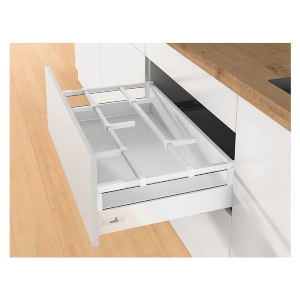 Поперечний релінг OrgaStore 410 L=1102,5 мм, Atira, білий (9378767) Hettich Поперечний релінг OrgaStore 410 L=1102,5 мм, Atira, білий (9378767) Hettich