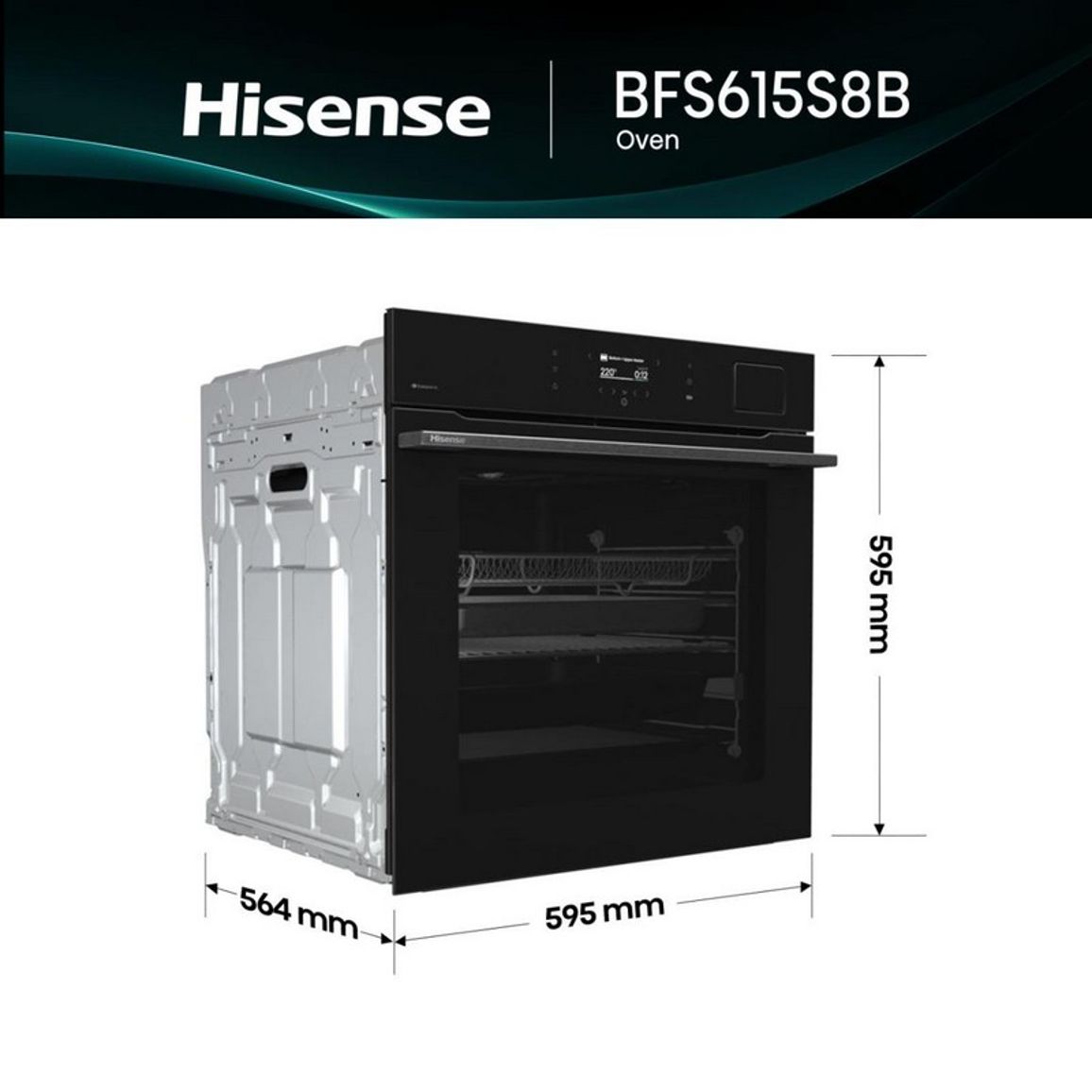 Духова шафа BFS615S8B HISENSE Духова шафа BFS615S8B HISENSE