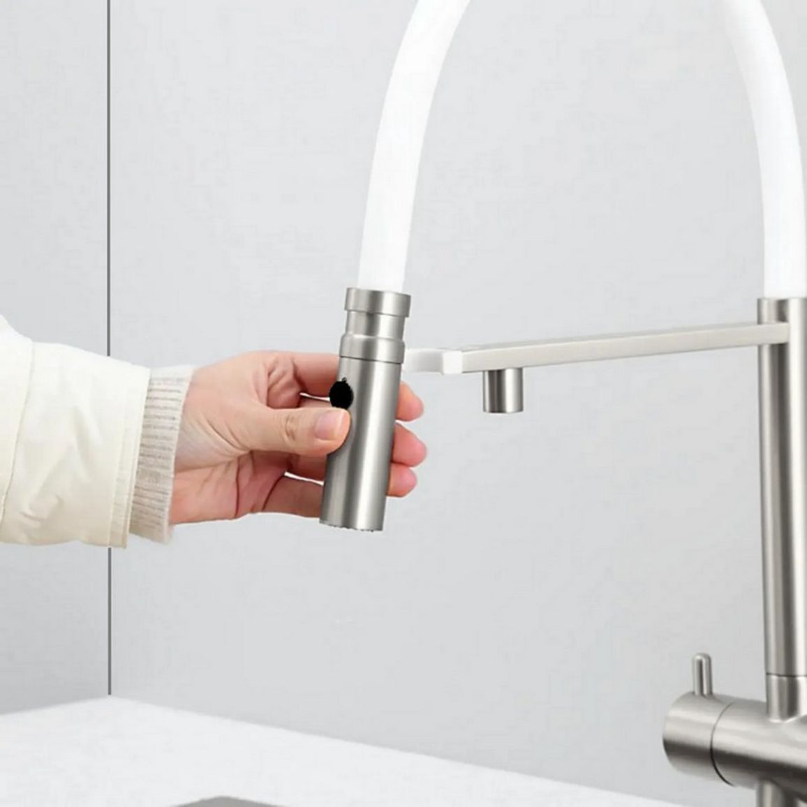 Змішувач FKM 3130 Inox White Fabiano