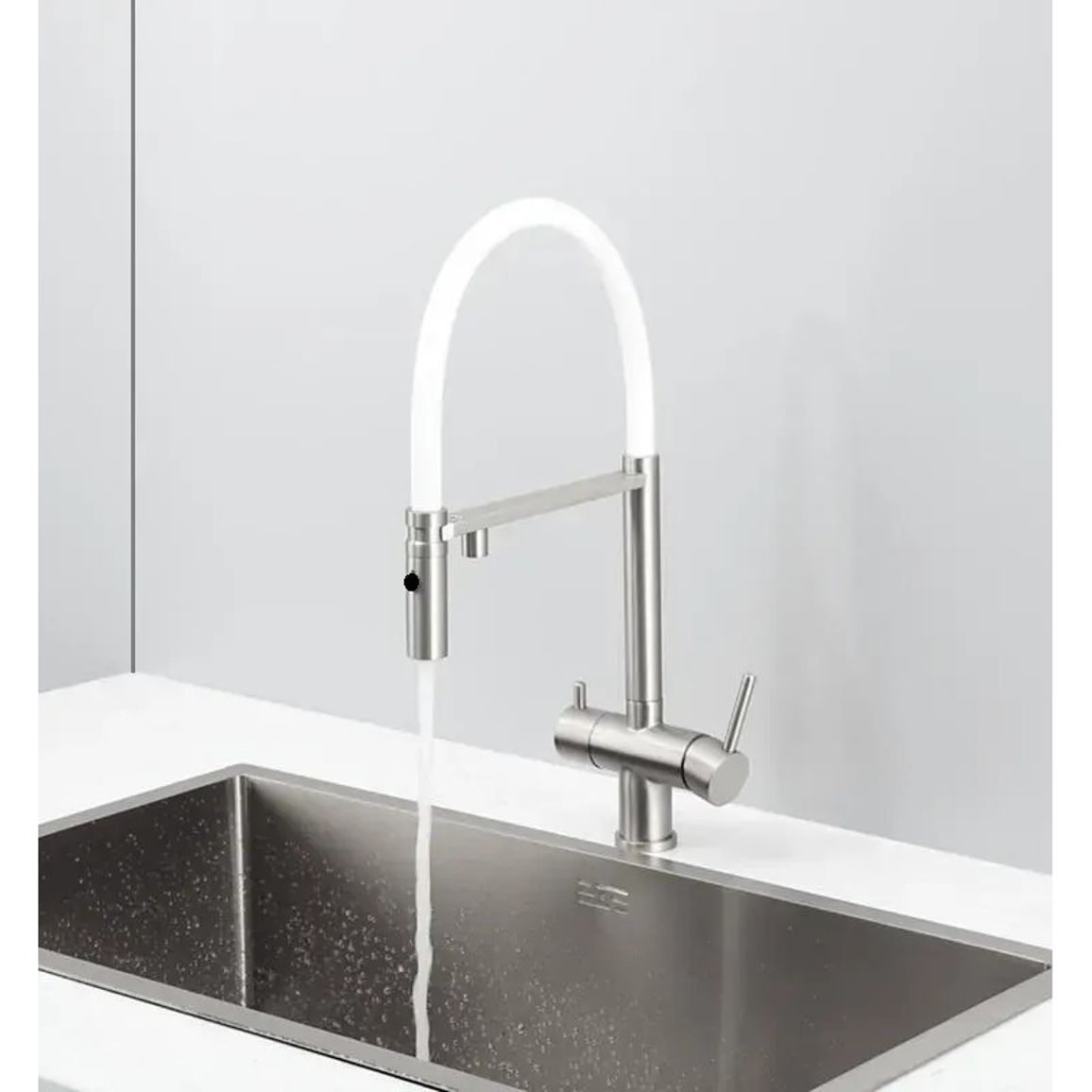 Змішувач FKM 3130 Inox White Fabiano