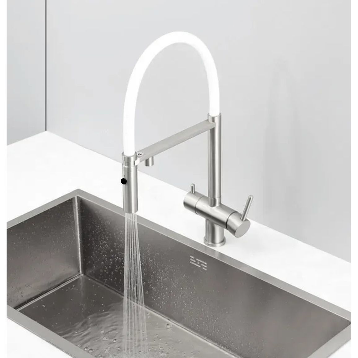 Змішувач FKM 3130 Inox White Fabiano