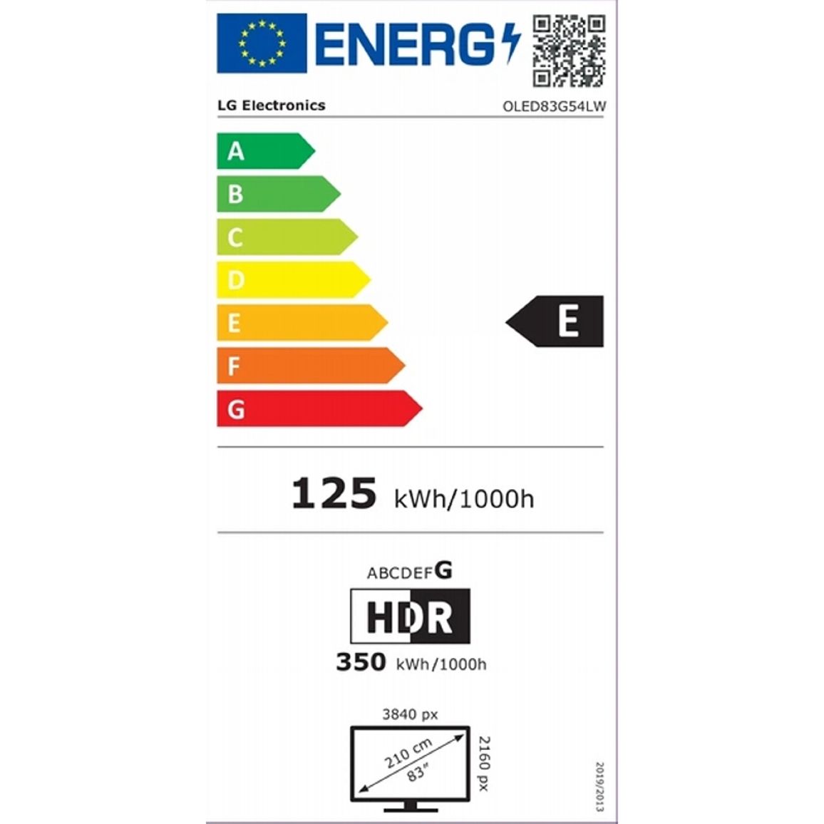 Телевізор OLED83G54LW LG