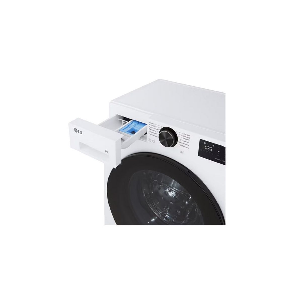 Пральна машина F2X5FS5W 9кг, 1200, A, 48см, пара, інвертор, білий LG Пральна машина F2X5FS5W 9кг, 1200, A, 48см, пара, інвертор, білий LG