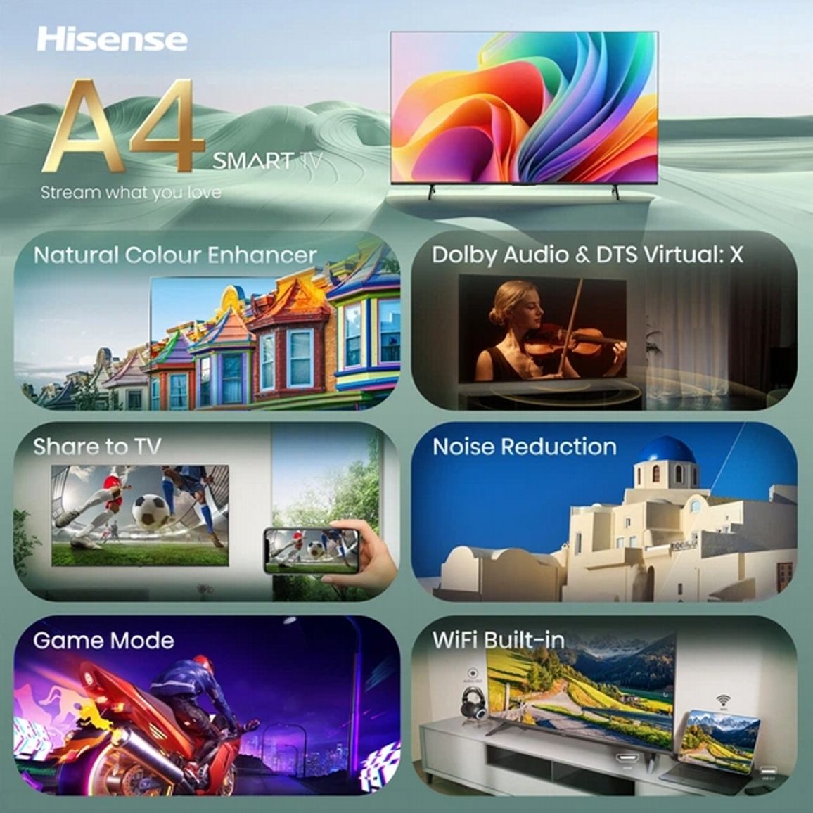 Телевізор 32A4S HISENSE
