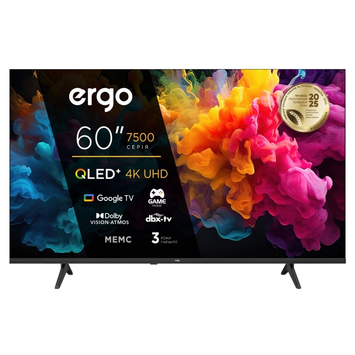 Телевізор 60JUQ7500 ERGO Телевізор 60JUQ7500 ERGO