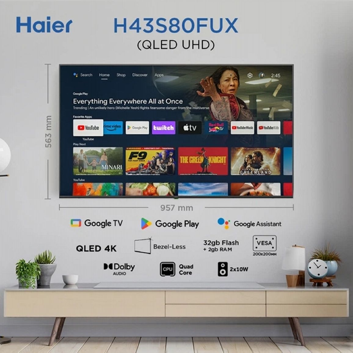Телевізор H43S80FUX Haier