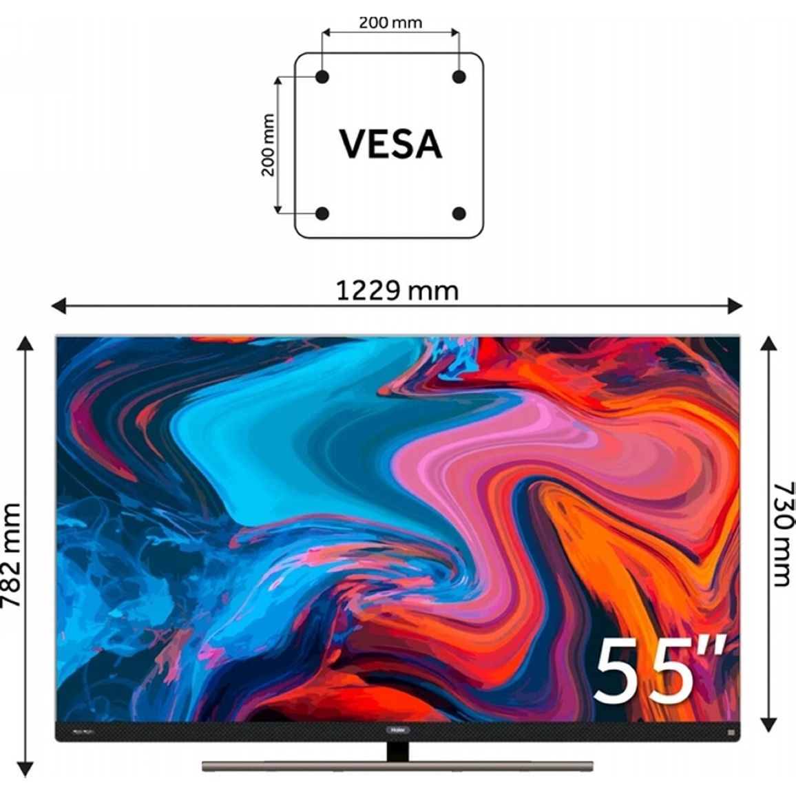 Телевізор H55S900UX Haier