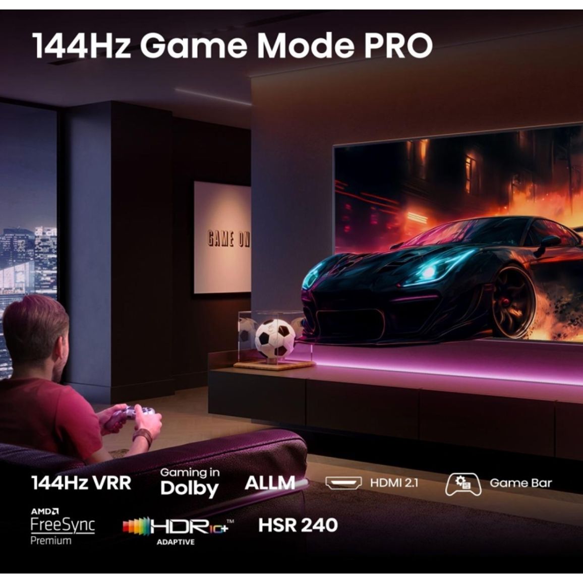 Телевізор 100E7Q PRO Hisense