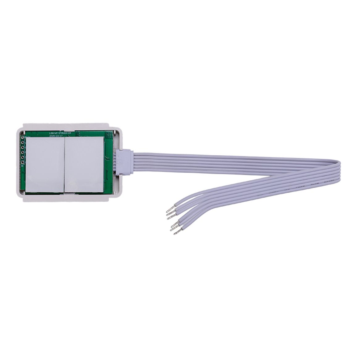 Сенсорний вимикач на дотик під дзеркало товщ. до 5 mm, з димув, 2 кнопки, 12V /24V, 36W / 72W