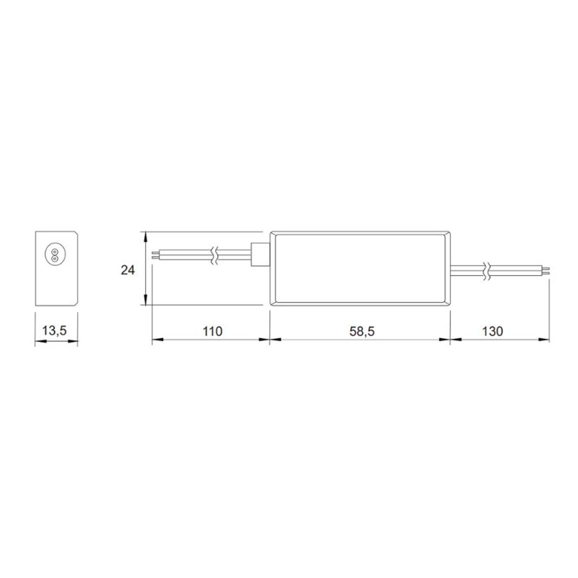 Реле 24V/220V, 72W/1100W