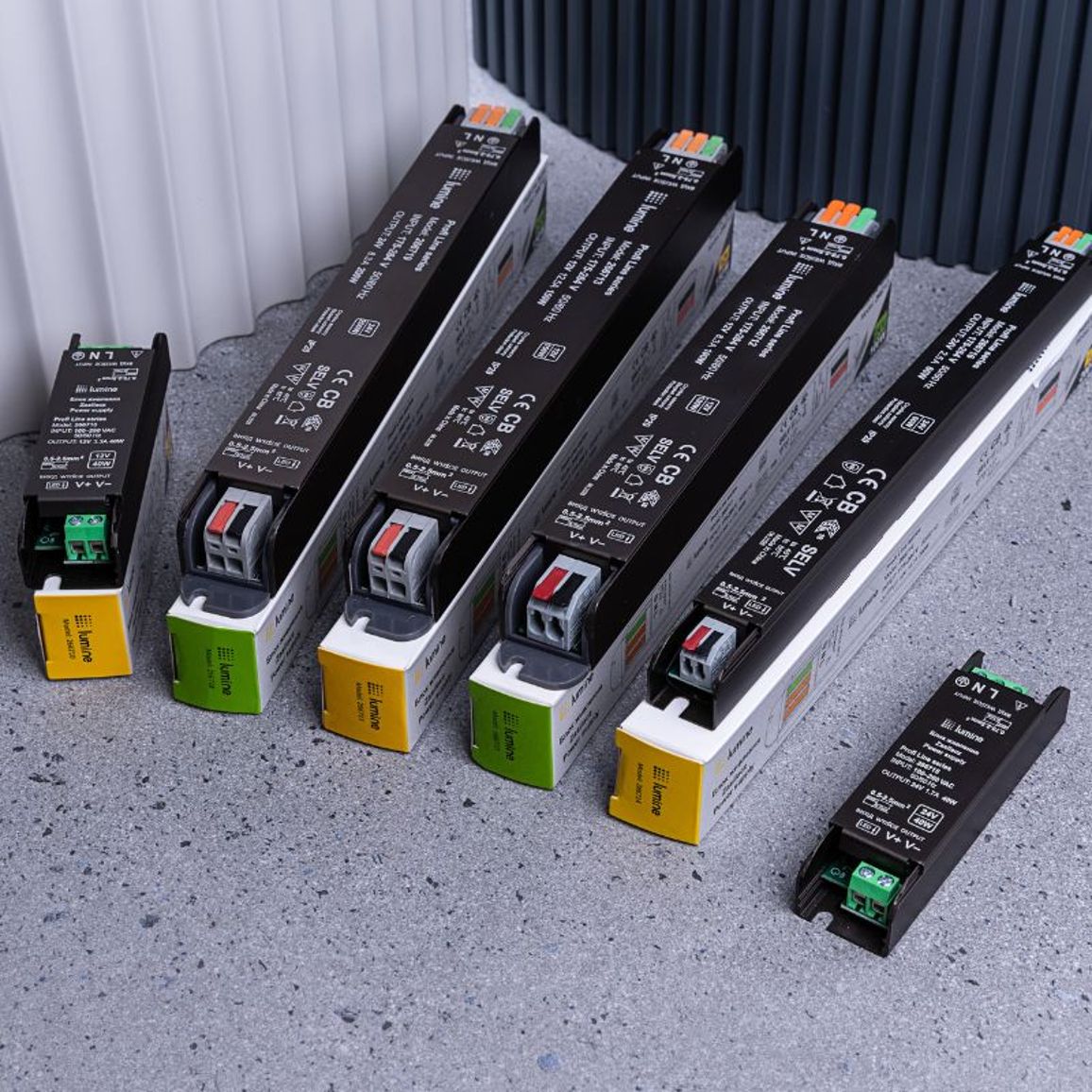 Блок живлення, 150W, 24V, IP20, метал. корпус,  Lumine Profi line