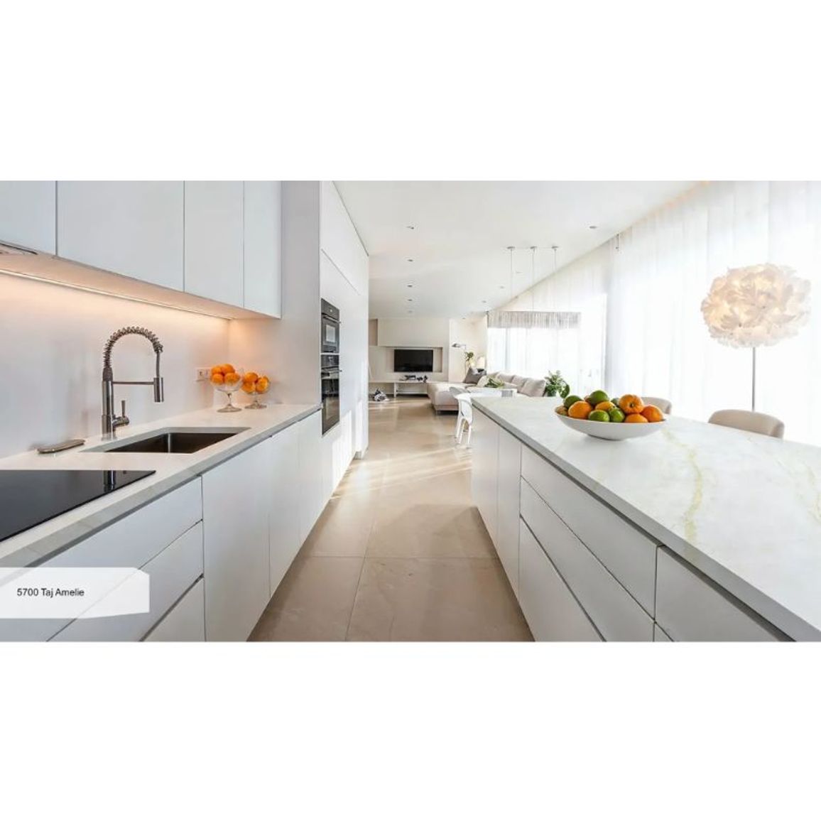 Искусственный кварцит Avant 5700 Taj Amelie 20 мм Искусственный кварцит Avant 5700 Taj Amelie 20 мм