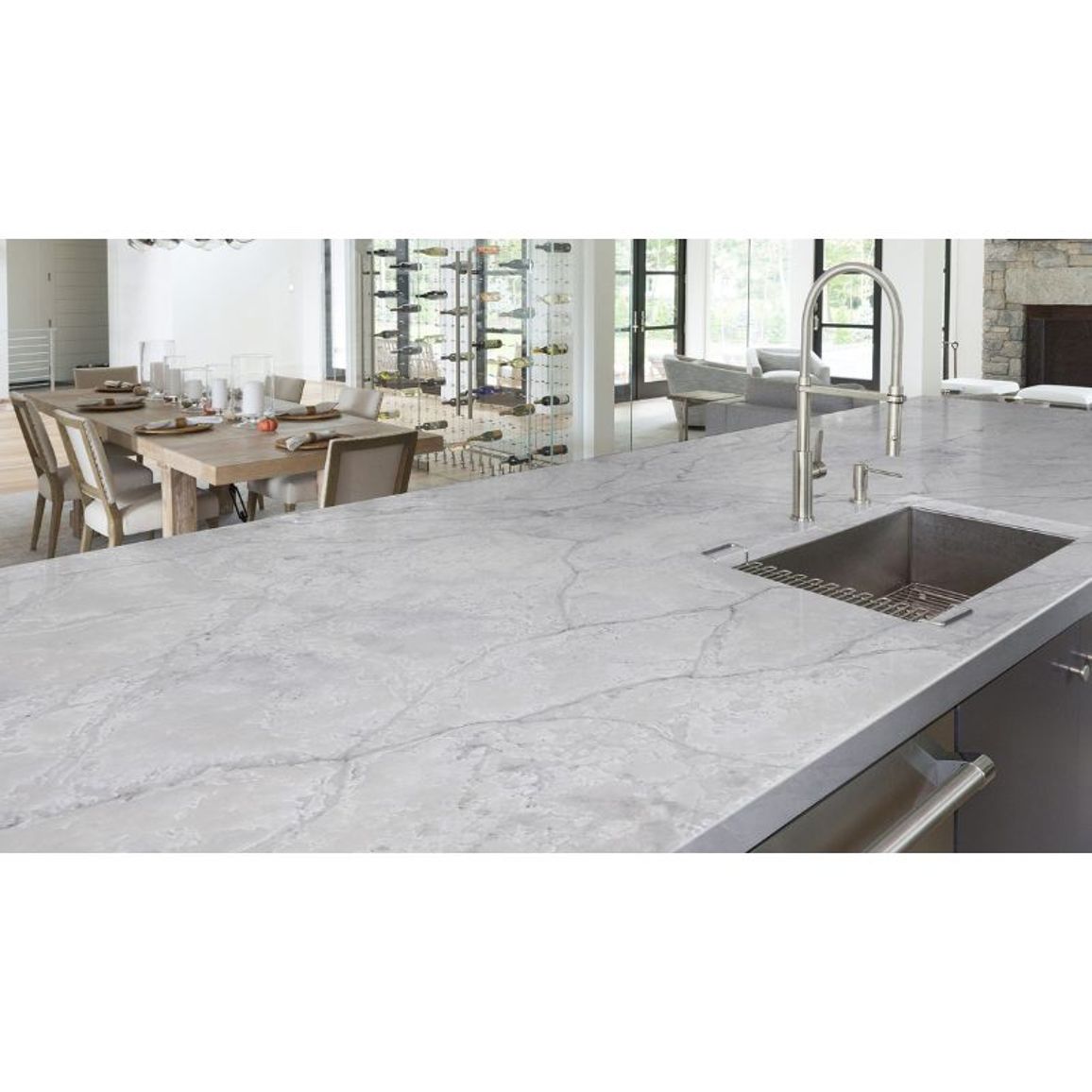 Искусственный кварцит Avant 7970 Calacatta Troyes 20 мм Искусственный кварцит Avant 7970 Calacatta Troyes 20 мм