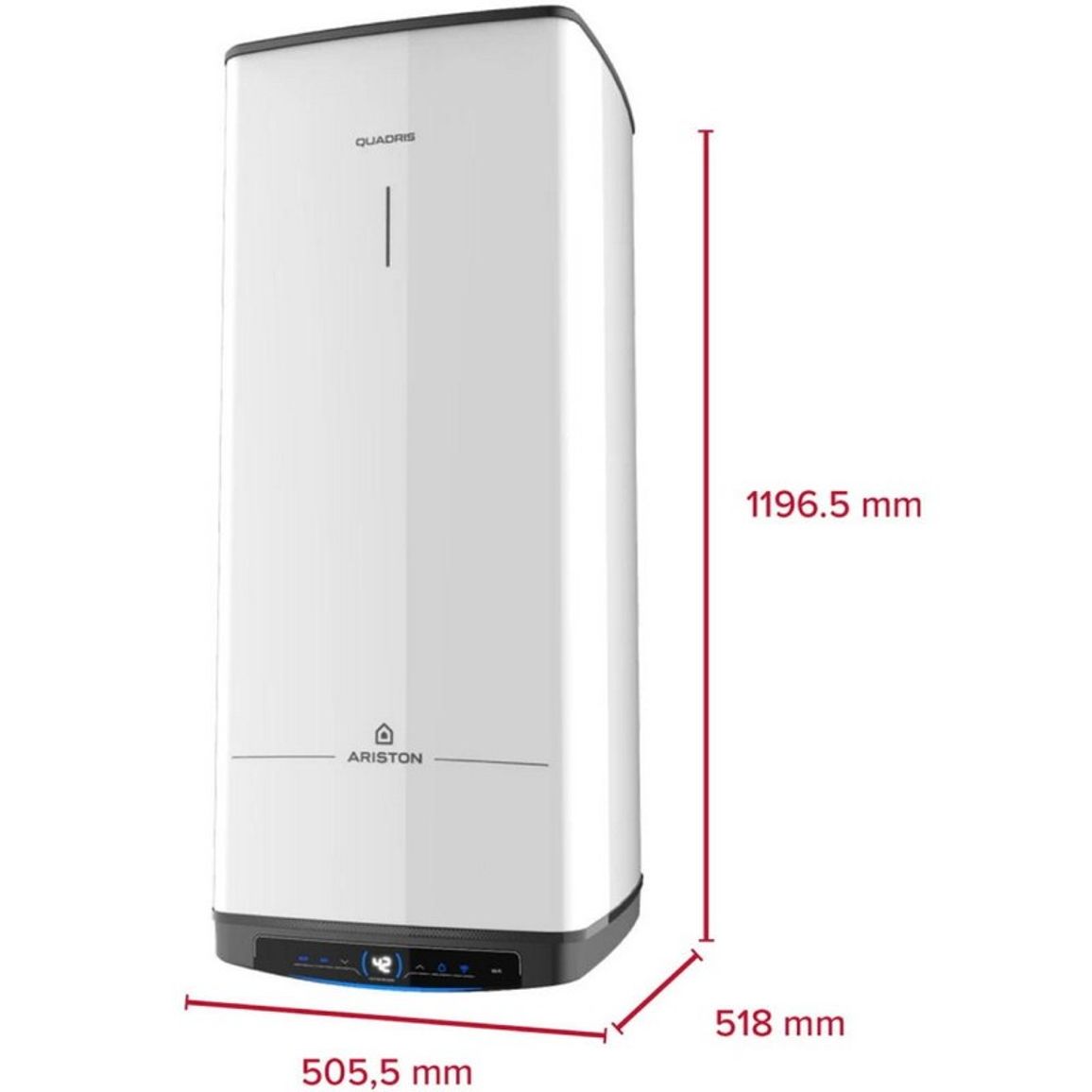 Водонагрівач QUADRIS 150 WIFI FR EU сух. нагр. ел Ariston (3060884)