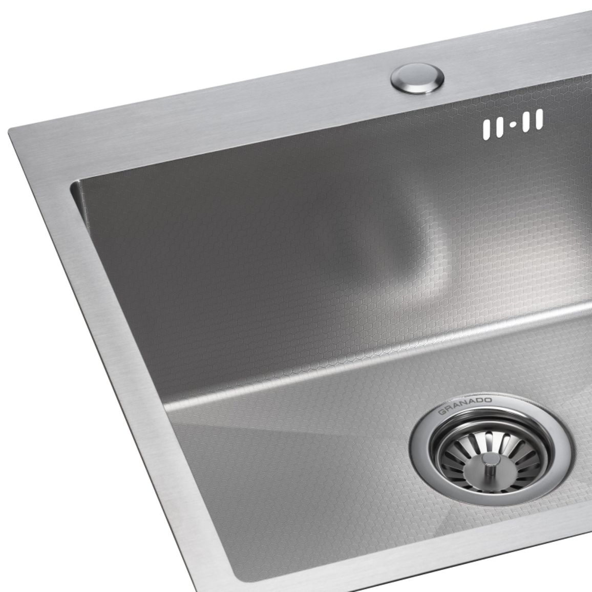 Мийка сталева Villena S304 honeycomb (580*500*220mm) GRANADO Мийка сталева Villena S304 honeycomb (580*500*220mm) GRANADO