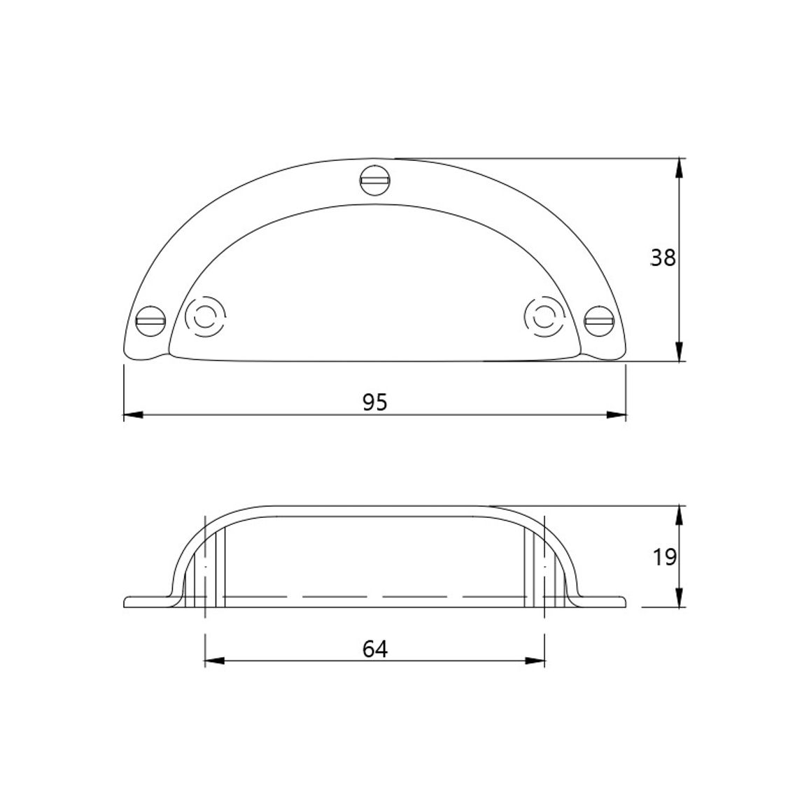 Ручка Marella CL 15120.64 античная бронза Ручка Marella CL 15120.64 античная бронза