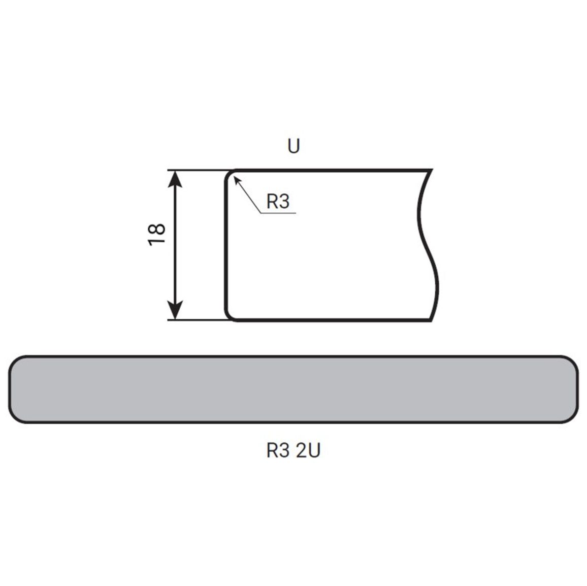 Столешница Luxeform S9444/R3-2 U Боттичино влагост. 4200х1200х18мм Столешница Luxeform S9444/R3-2 U Боттичино влагост. 4200х1200х18мм