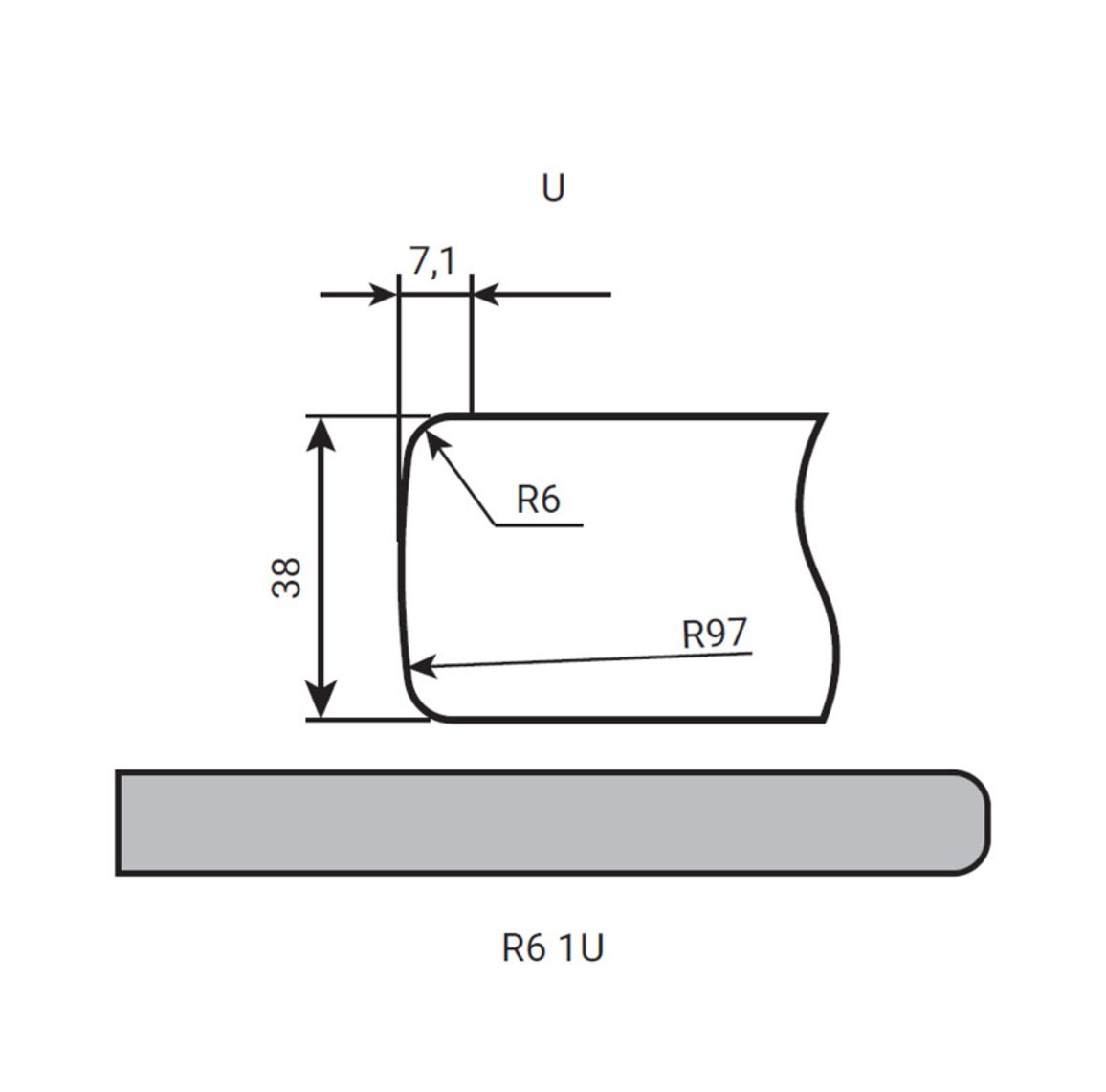 Столешница Luxeform W148-1 U Мрамор Толедо влагост. 4200х700х38мм Столешница Luxeform W148-1 U Мрамор Толедо влагост. 4200х700х38мм