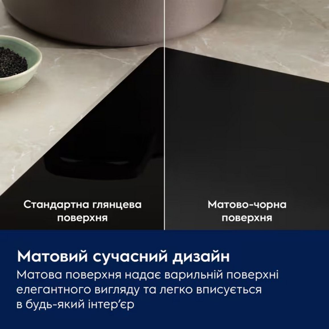 Індукційна варильна поверхня LIB60420CL 60см, чорний матовий Electrolux Індукційна варильна поверхня LIB60420CL 60см, чорний матовий Electrolux